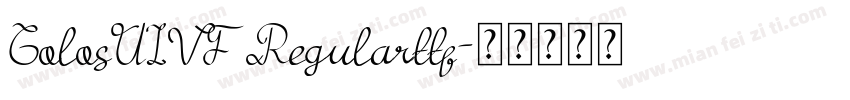 GolosUIVF Regularttf字体转换
